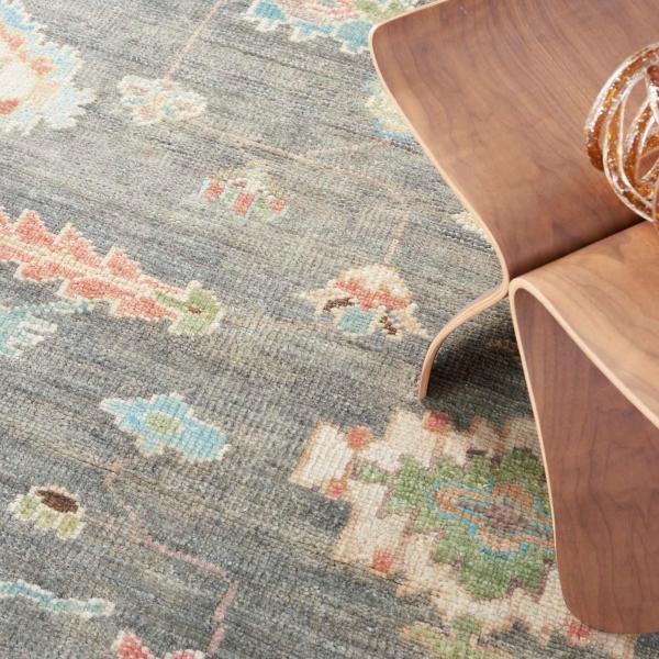 Nourison ODESSA ODS02 DARK GREY MULTICOLOR AREA RUG