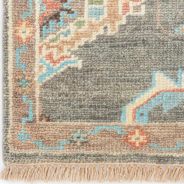 nourison ODESSA ODS02 DARK GREY MULTICOLOR AREA RUG