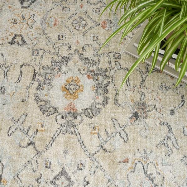 Nourison Oushak Home Cream Indoor Only Persian Rug OUS01 Home