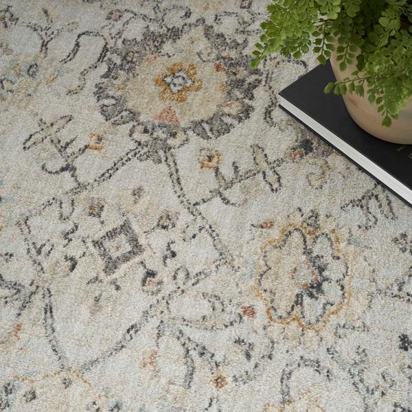 Nourison Oushak Home Grey Indoor Only Persian Rug OUS01 Home