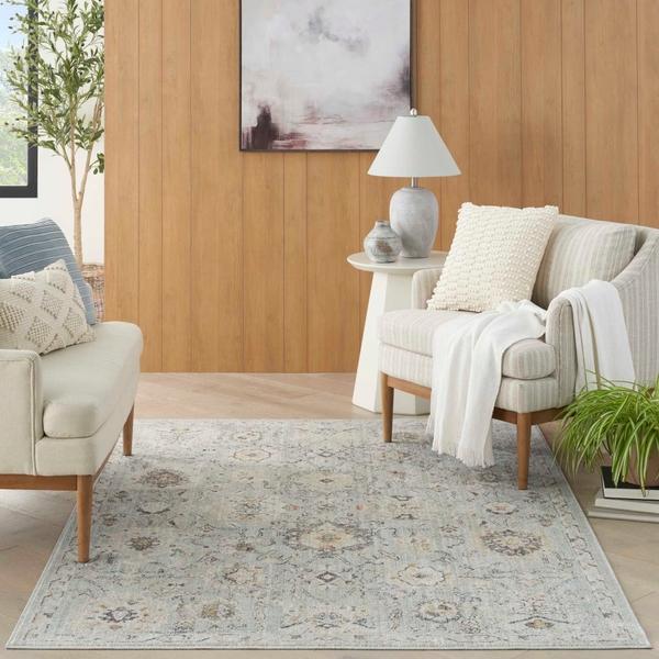 Nourison Oushak Home Mint Indoor Only Persian Rug OUS01 Home