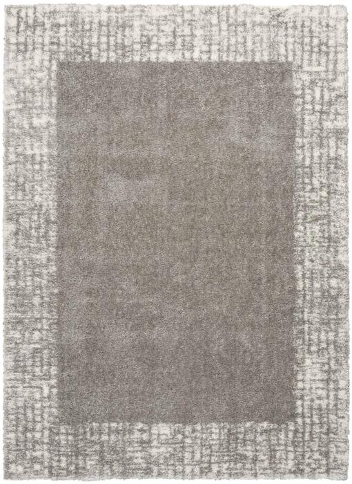 Nourison Pacific Shag Grey Indoor Only Solid Rug PCS02