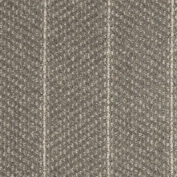 nourison PACIFIC STRIPE PACST GREY STONE BROADLOOM CARPET