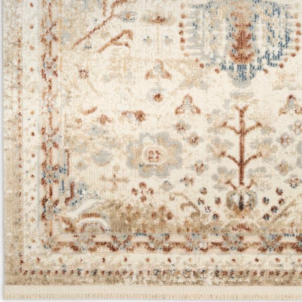 nourison Pardis Ivory Rust Indoor only Persian Rug PRD01