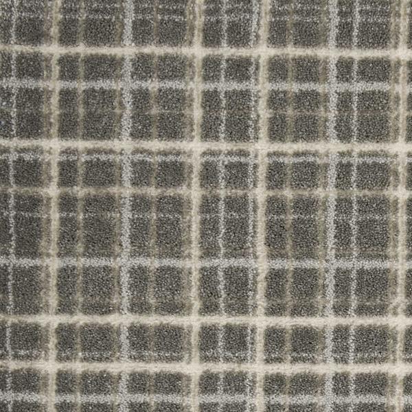 nourison PERSPECTIVES PLAID PLDPR FLANNEL IVORY BROADLOOM CARPET