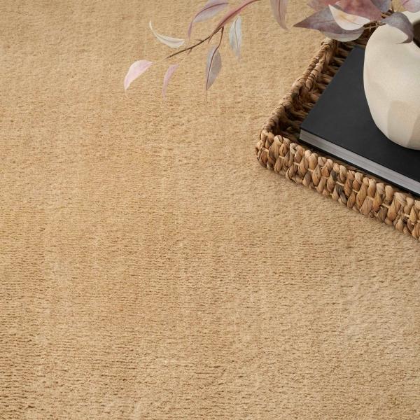 Nourison Plush Cloud Camel Indoor Only Solid Rug PLC01 Home