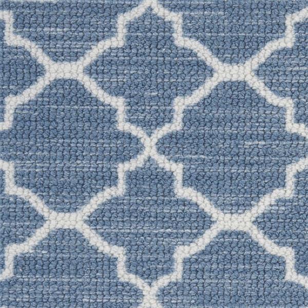 nourison POINT PLEASANT LATTICE LATTI LAGOON BROADLOOM CARPET
