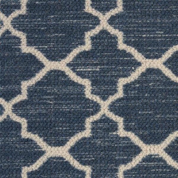 nourison POINT PLEASANT LATTICE LATTI MARINE BROADLOOM CARPET