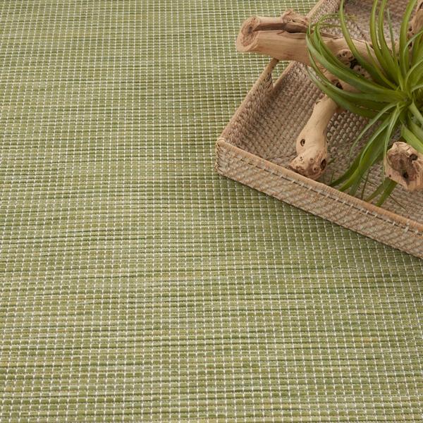 Nourison Positano Green Indoor/Outdoor Solid Rug POS01 Home