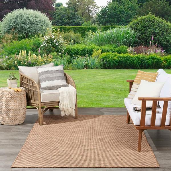 Nourison Positano Jute Indoo/Outdoor Solid Rug POS01 Home