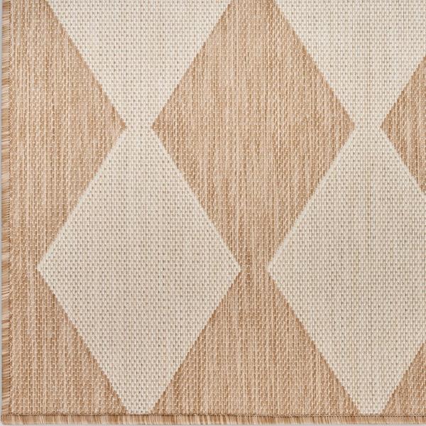 Nourison Positano Jute Indoor/Outdoor Geometric Rug POS04 Home