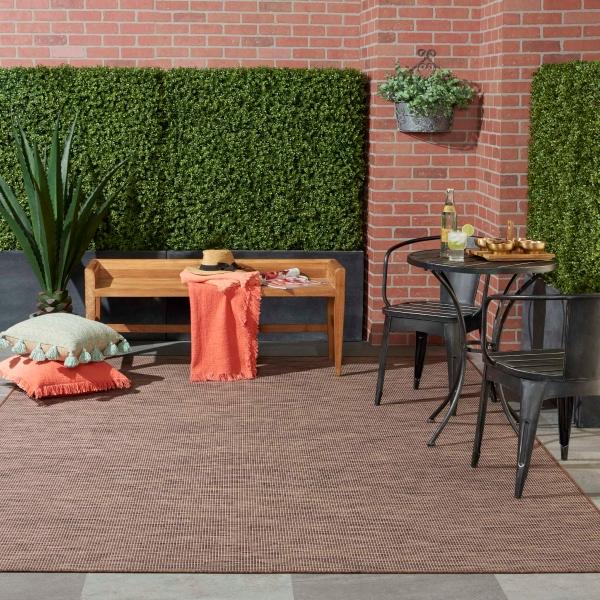Nourison Positano Natural Brown Outdoor Rug POS01 Home