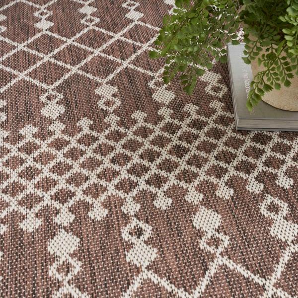 Nourison Positano Natural Indoo/Outdoor Moroccan Rug POS02 Home