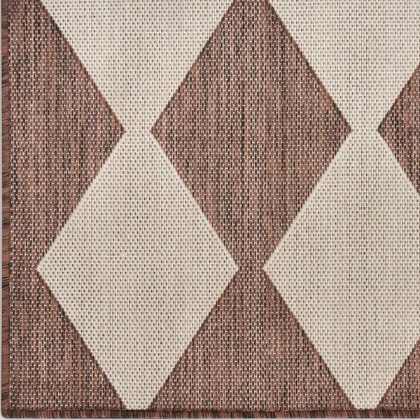 nourison Positano Natural Indoor/Outdoor Geometric Rug POS04 Home