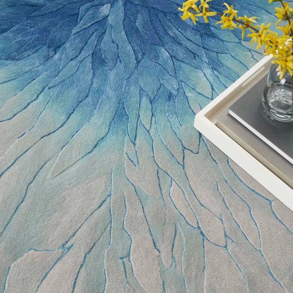 Nourison Prismatic Blue Indoor Only Floral Rug PRS39