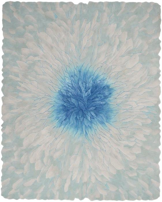 Nourison Prismatic Blue Indoor Only Floral Rug PRS39