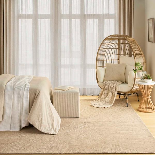 nourison Pure Angles Camel Indoor only Abstract Rug ANG01