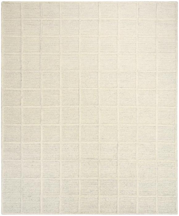 Nourison Pure Framework Ivory Indoor Only Geometric Rug FRA01