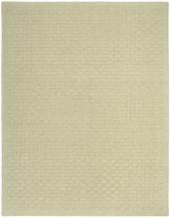 Nourison Pure Grids Light Green Indoor Only Geometric Rug PGR01