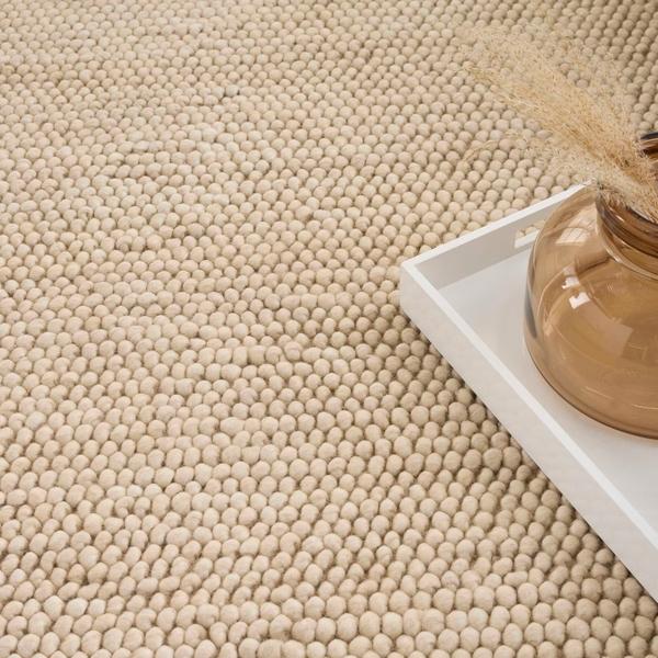 Nourison Pure Knots Beige Indoor Only Solid Rug KNT01