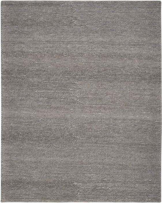 Nourison Pure Knots Grey Indoor Only Solid Rug KNT01