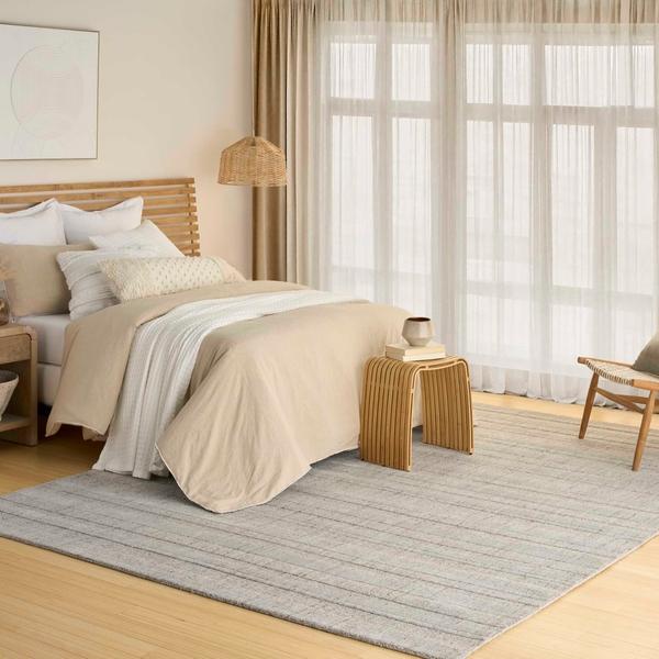 Nourison Pure Multi Weave Grey Indoor Only Solid Rug MTW01