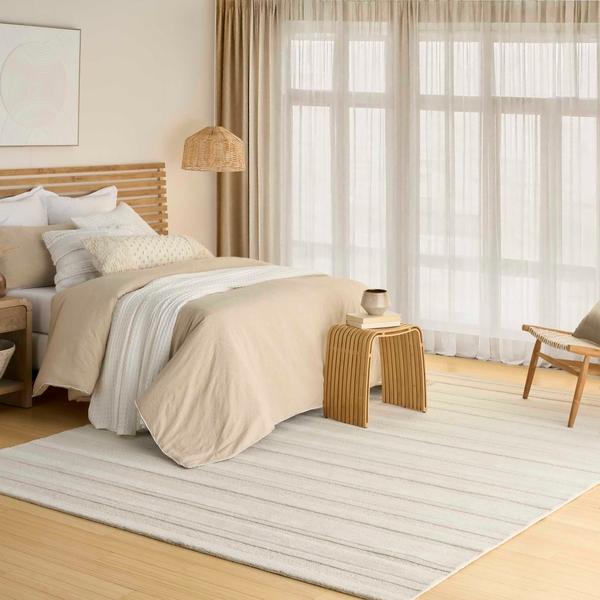 Nourison Pure Multi Weave Ivory Indoor Only Solid Rug MTW01