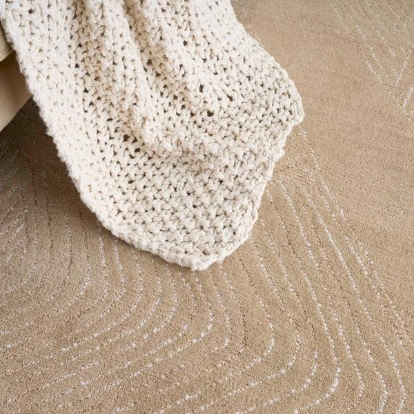 Nourison Pure Patterns Camel Indoor Only Abstract Rug PRN01