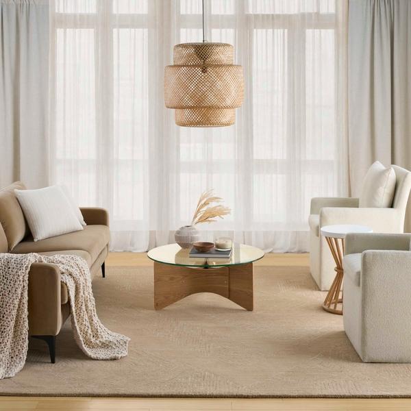 nourison Pure Patterns Camel Indoor only Abstract Rug PRN01