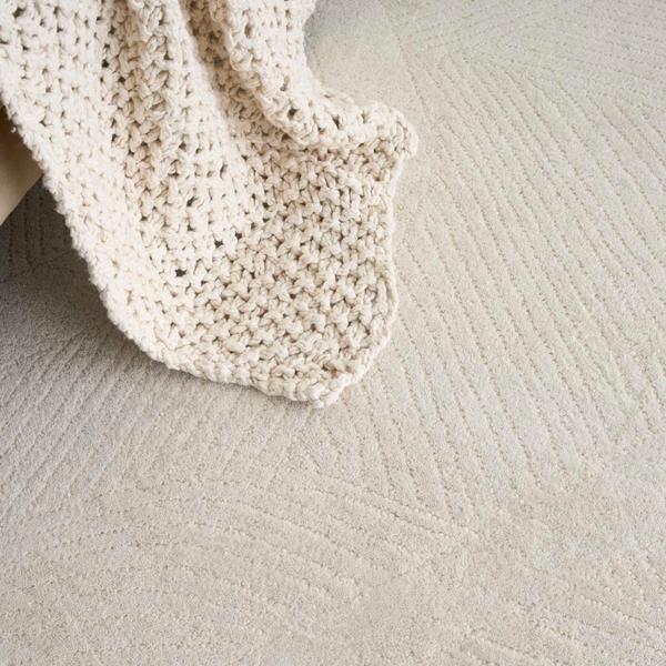 Nourison Pure Patterns Ivory Indoor Only Abstract Rug PRN01