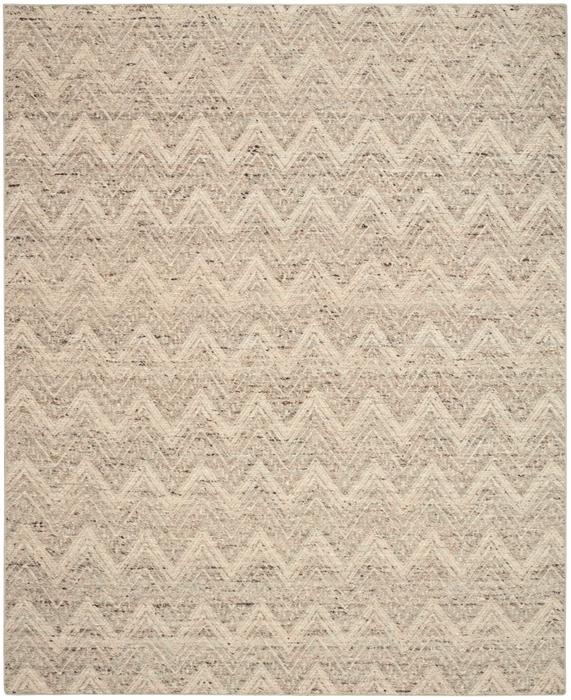 Nourison Pure Purl Grey Ivory Indoor Only Geometric Rug PUU01