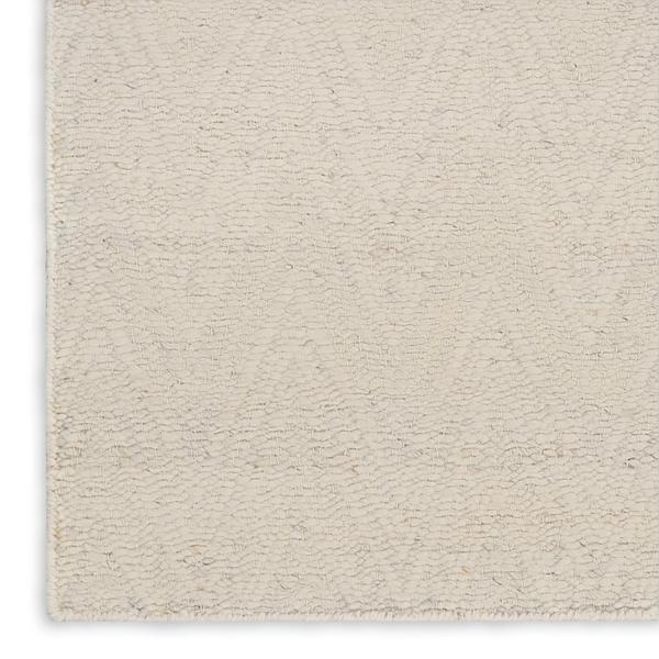 Nourison Pure Purl Ivory Indoor Only Geometric Rug PUU01