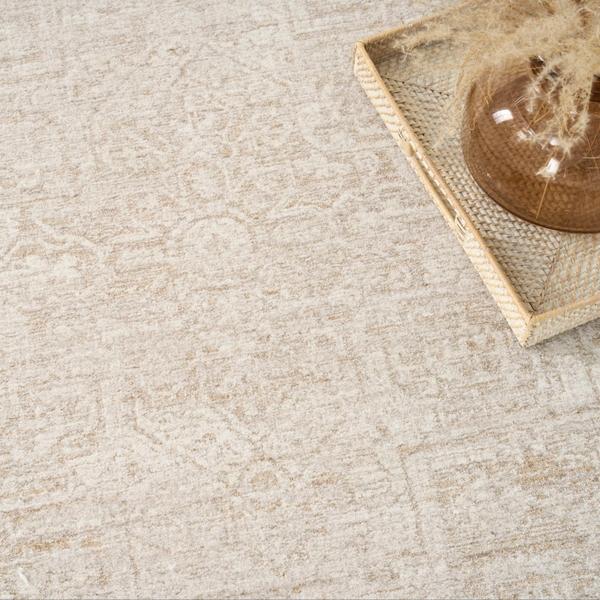 Nourison Pure Shades Beige Indoor Only Persian Rug SAD02