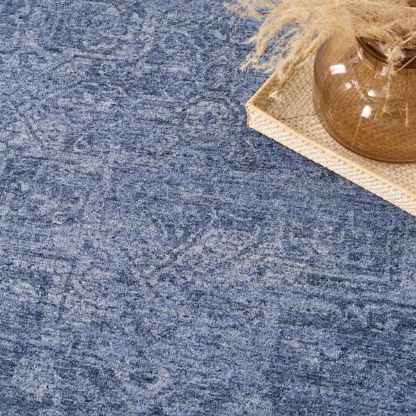 Nourison Pure Shades Blue Indoor Only Persian Rug SAD02