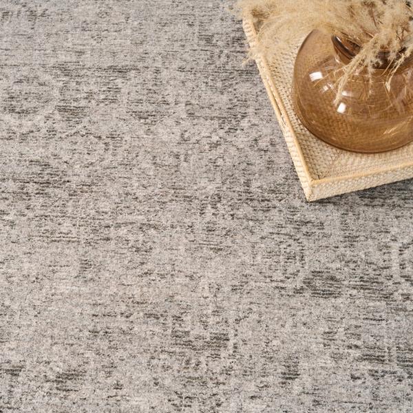 Nourison Pure Shades Grey Indoor Only Persian Rug SAD01
