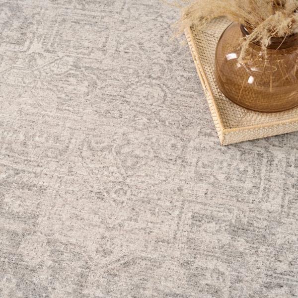 Nourison Pure Shades Grey Indoor Only Persian Rug SAD02