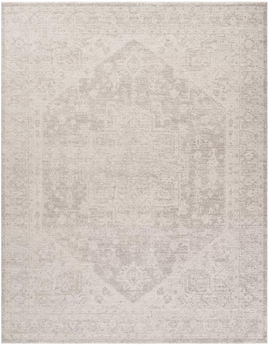 Nourison Pure Shades Grey Indoor Only Persian Rug SAD02