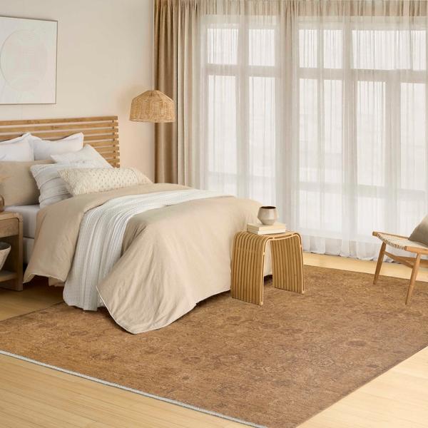 Nourison Pure Shades Latte Indoor Only Persian Rug SAD01