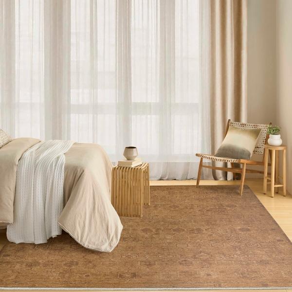 nourison Pure Shades Latte Indoor only Persian Rug SAD01