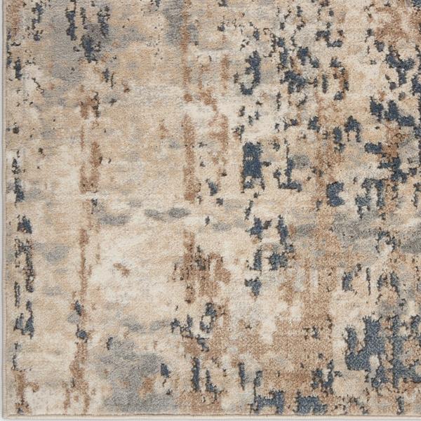 Nourison Quarry Beige Grey Indoor Only Abstract Rug QUA01 Home