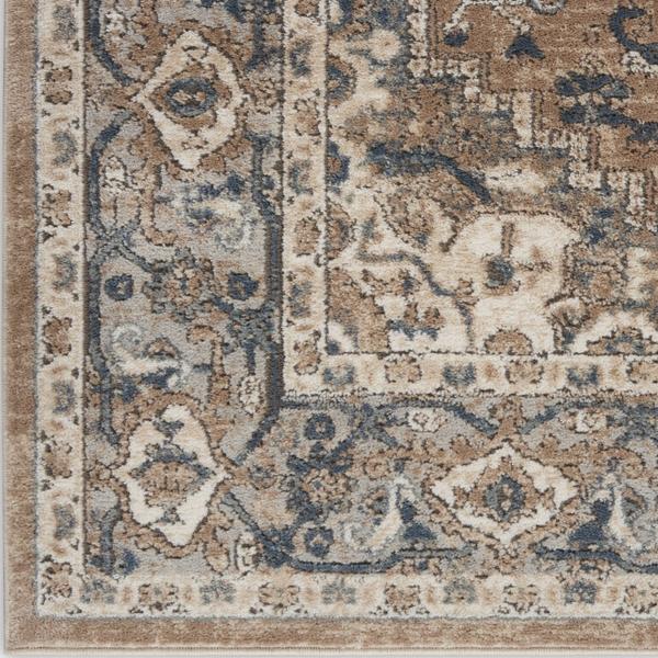 nourison Quarry Beige Grey Indoor only Persian Rug QUA05 Home