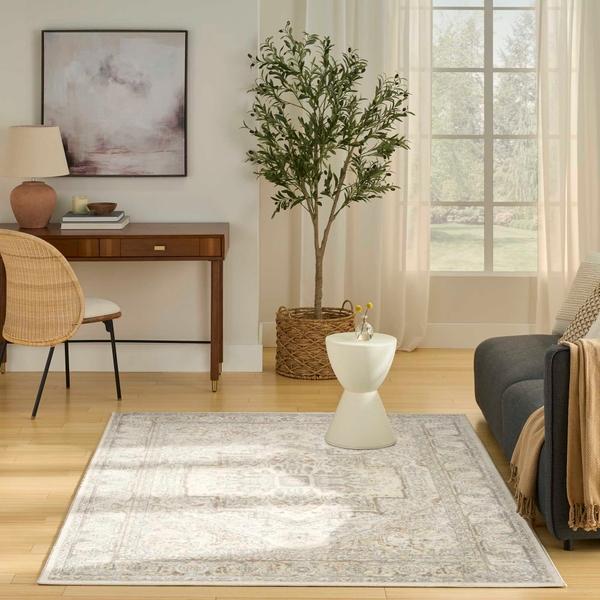 Nourison Quarry Beige Indoor Only Persian Rug QUA18