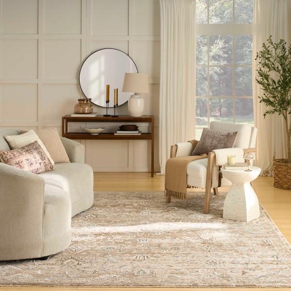 nourison Retreat Beige Indoor only Persian Rug RET01