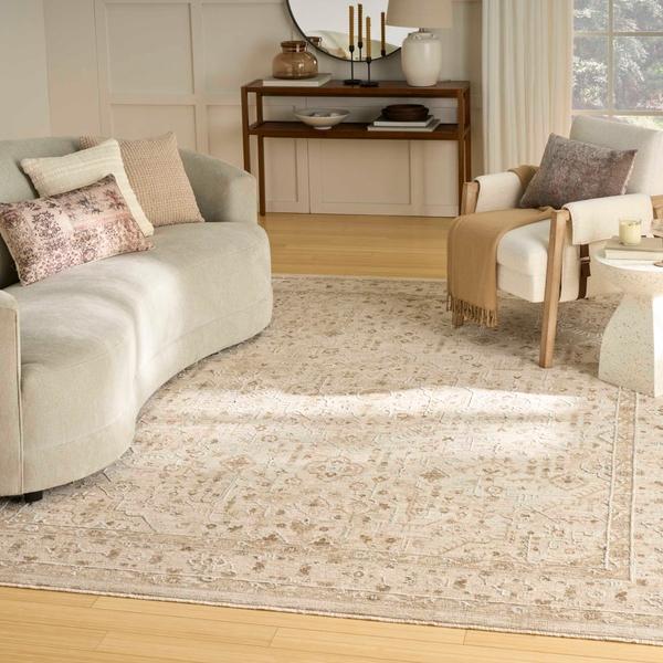 Nourison Retreat Beige Indoor Only Persian Rug RET02