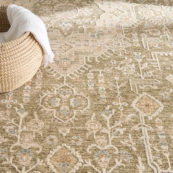 Nourison Retreat Green Indoor Only Persian Rug RET02