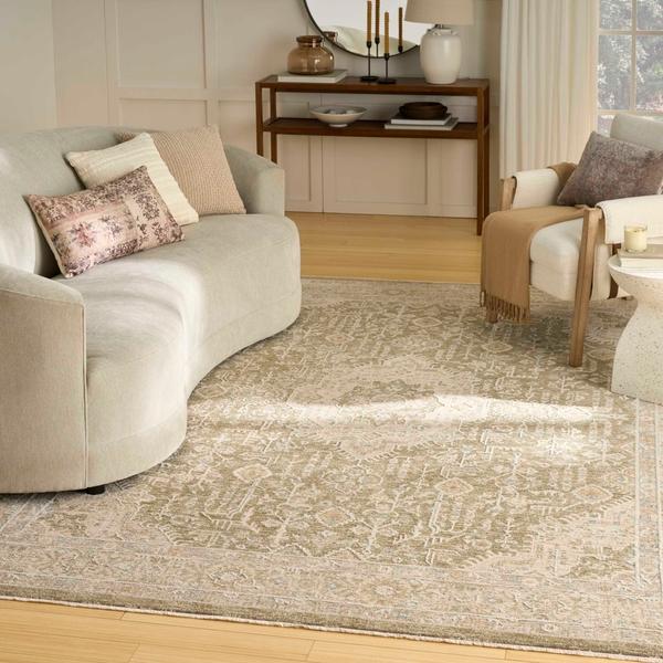 Nourison Retreat Green Indoor Only Persian Rug RET02