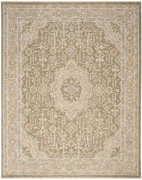 Nourison Retreat Green Indoor Only Persian Rug RET02