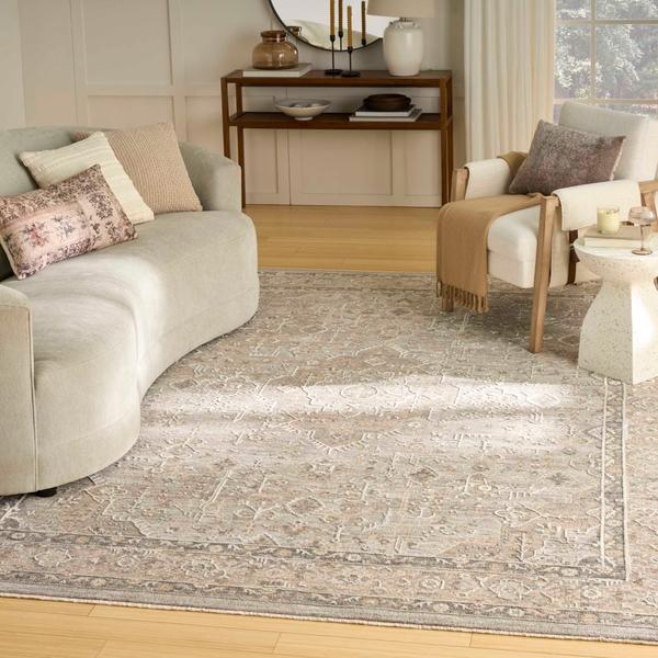 Nourison Retreat Grey Indoor Only Persian Rug RET02