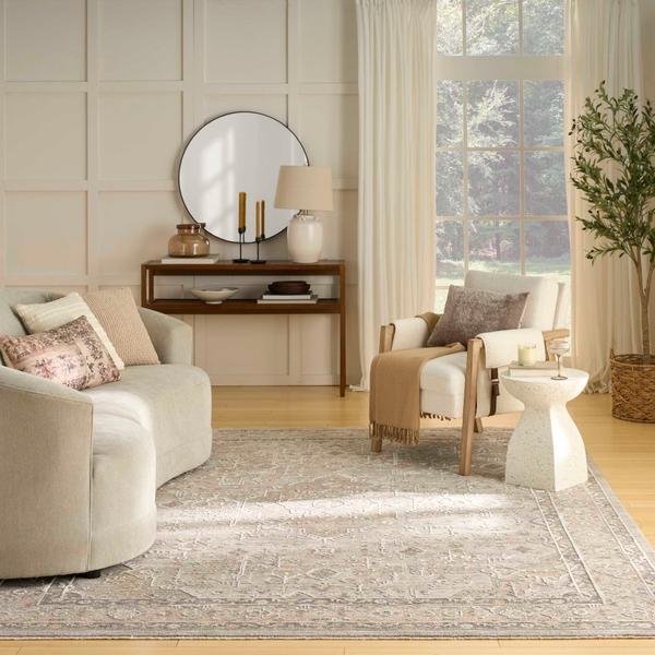 nourison Retreat Grey Indoor only Persian Rug RET02