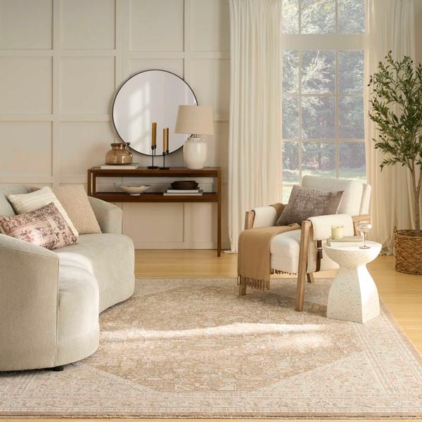 nourison Retreat Mocha Indoor only Persian Rug RET03